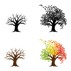 tree breeze vector