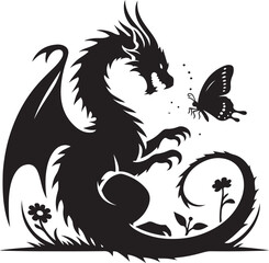 dragon vector illustration