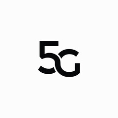 5G Icon, vector, sign and symbol for internet and electronic devices fully editable vector template