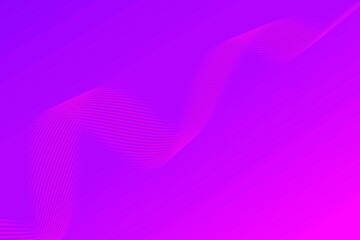 Futuristic wave dots background. Flowing dot particles wave pattern halftone gradient smooth curve shape isolated on purple pink background. Pink purple wallpaper, banner, poster, copy space, music