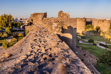 Fortification walls of Diyarbakir, Turkey