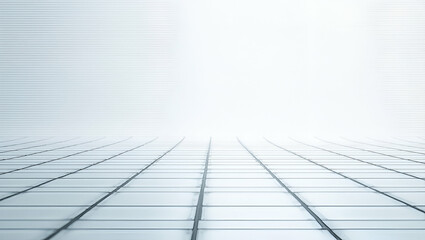 Immersive Tile Pattern Synergy: Bold Techno Stripes & Refined Grids for Advanced Brand Impressions