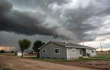 Modern new Construction White Siding Cottage House