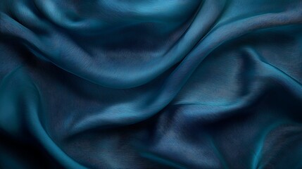 Obraz premium Luxurious Teal Fabric Texture