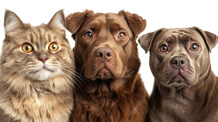 Friendly Feline and Canine Companions.