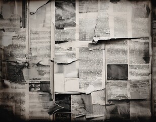 old newspaper background black and white grungy paper texture textured newsprint pattern black and white grunge wallpaper design with faded textured space