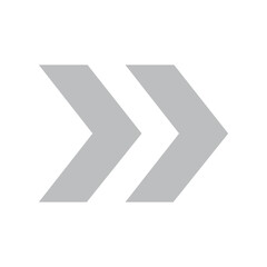 Fototapeta premium right double arrow icon