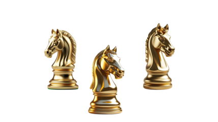 golden horse chess (png)