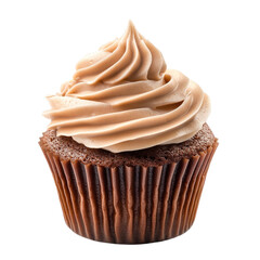 Delicious Chocolate Cupcake Swirled Cream Topping Sweet Treat Bakery Dessert