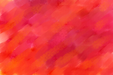 Energetic Abstract Brushstroke Background with Fuchsia Pink and Vibrant Orange Streaks