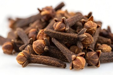 Fototapeta premium cloves isolated on white background