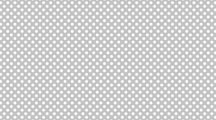 Dotted graph paper with grid, grey mesh structure, newspaper halftone abstract dotted background and texture