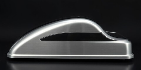 Sleek Stainless Steel Device Modern Technology Gadget Industrial Design