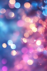 Fototapeta premium Abstract Bokeh Lights: A vibrant and dreamy display of bokeh lights, featuring a captivating blend of soft, colorful orbs that dance across the frame, evoking a sense of celebration and wonder.