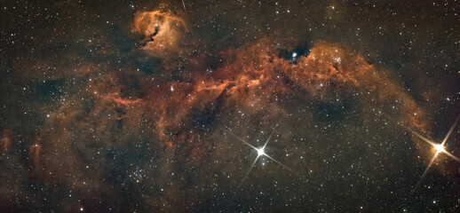 Canis Majoris astrofotografia  NGC 2335 Doublemint Cluster