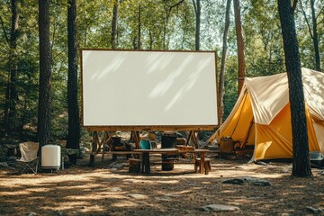 High Resolution Picture of Summer Camp Template Design