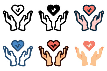 healthy care icon vector illustration