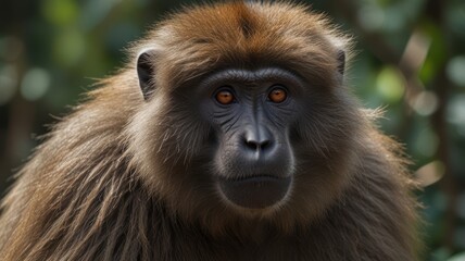 Obraz premium Close-up of a monkey's face (2)