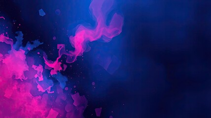 Abstract Pink Blue Swirls Dynamic Fluid Ink Background