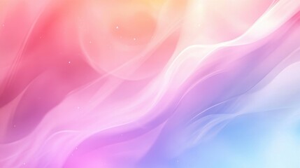 Fototapeta premium Abstract Color Wave: A vibrant display of flowing colors, with a soft and fluid texture, forms an eye-catching abstract design.