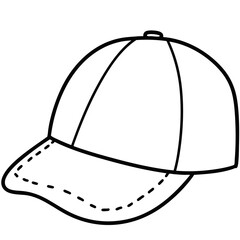 Baseball Cap Outline