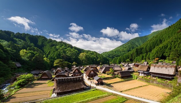 gokayama aikura gassho zukuri village japan toyama prefecture nanto toyama