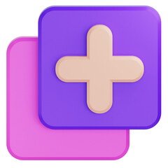 Fototapeta premium Copy 3d icon