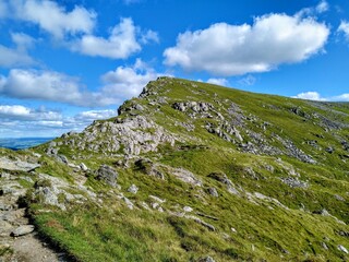 Part of the hike up Cader Idris mountain in north Wales