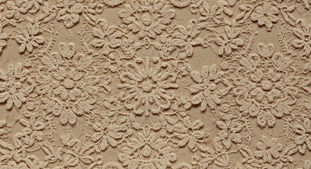 Handmade Lace With Delicate Crochet and Embroidered Patterns