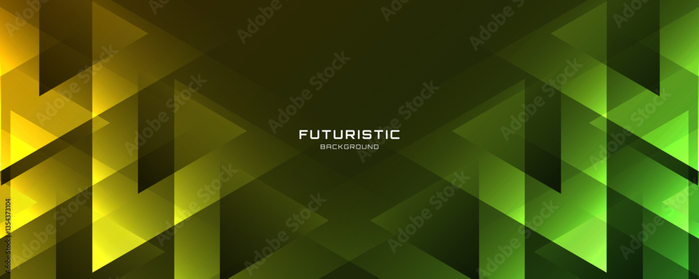 Poster 3d colorful geometric abstract background overlap layer on dark space with triangles effect decorati