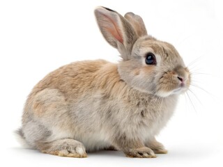 Fototapeta premium rabbit on white background