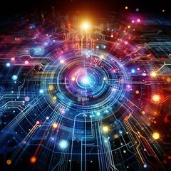 Obraz premium Advancing AI and IoT Integration: Revolutionizing Smart Technologies for Future Innovation