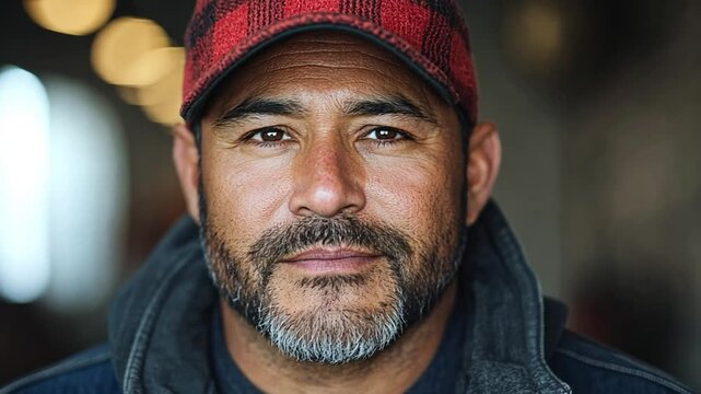 Portrait of a Man with a Beard and Cap