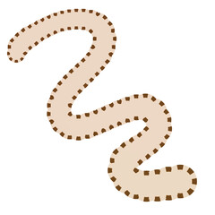 vector illustration of a snake