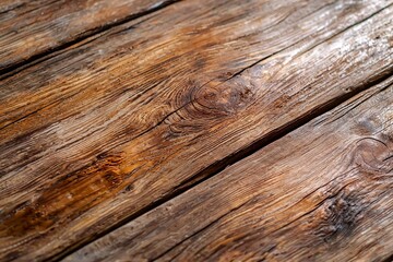 Fototapeta premium Photorealistic wooden texture with warm brown tones and natural grain patterns