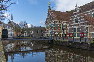Fototapeta premium Historic Museum Flehite on Westsingel in the city of Amersfoort, the Netherlands.
