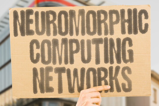 "Neuromorphic computing networks". computer systems mimicking the human brain's structure. SPIKES. SYNAPSES. NEURONS. PARALLEL. PROCESSING. ADAPTIVE. LEARNING. ARCHITECTURES