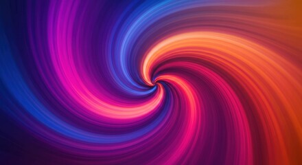 Obraz premium An abstract swirl of vivid colors including shades of pink, purple, blue and orange