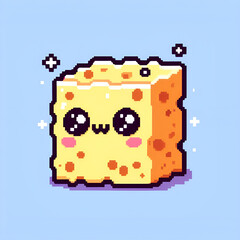 vector illustration of a gift box pixel art