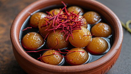 Obraz premium Rosogolla in a bowl
