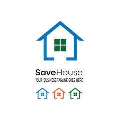 save house Logo design template