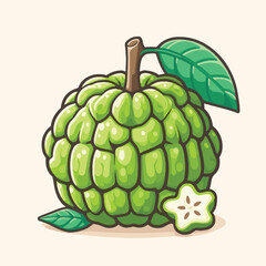 cherimoya, green, fruit, fresh, food, ripe, exotic, sweet, tropical, organic, custard, background, healthy, raw, annona, white, custard apple, delicious, tasty, isolated, dessert, seed, half, chirimoy