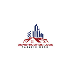 Construction Business Logo Design Vector Template