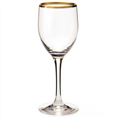 Obraz premium Generic Toast Glass Perspective Gold Stem Rim Background.