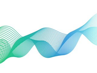 abstract blue wave background
