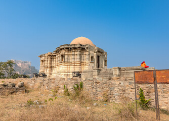 Fototapeta premium Jain Temple inside Kumbhalgarh Fort