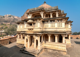 Fototapeta premium Vedi Temple Kumbhalgarh Corner View. Located just after the entrance from the main gate of Kumbhalgarh Fort.