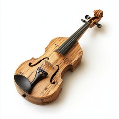 Fototapeta premium Generic Fiddle Wooden Moment Background. Black Patrick?s