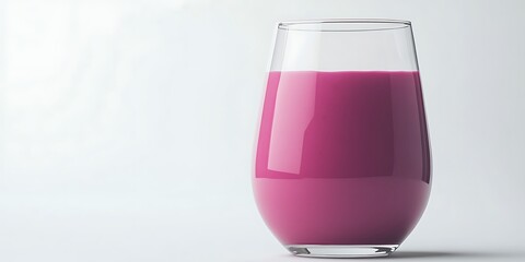 a glass of blueberry smoothie