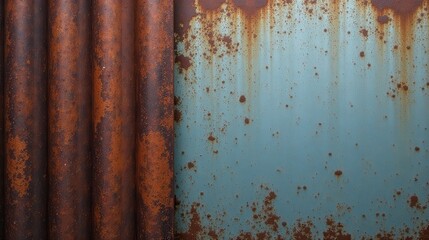 Textured Metal Surface with Rust and Corrosion A Detailed View of Weathered Industrial Material